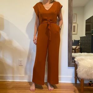 Short sleeve jumpsuit